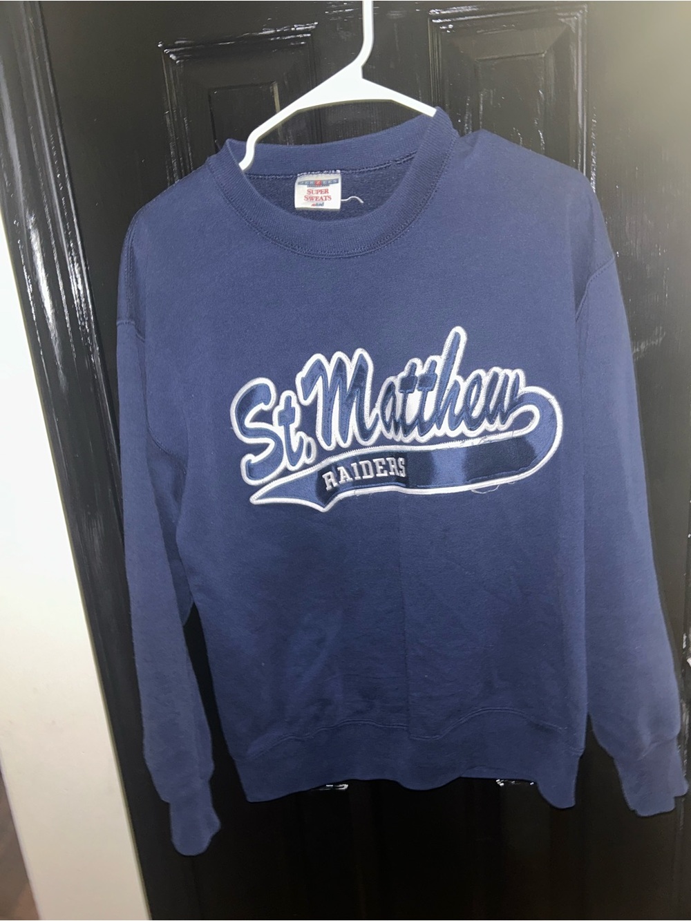 St. Matthew Raiders Navy Crewneck Sweatshirt - Unbranded